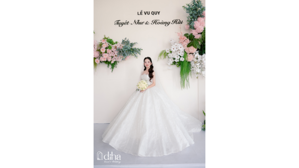 Tiệc cưới sân vườn tại Bình Dương - Photobooth chụp hình tại Diha Garden